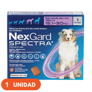 Nexgard Spectra Pastilla Anti-pulgas Perro 15 a 30 kg