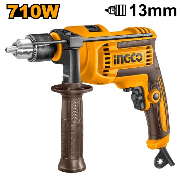 TALADRO PERCUTOR 710W 13MM VEL VARIABLE INGCO